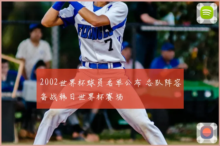2002世界杯球员名单公布 各队阵容备战韩日世界杯赛场
