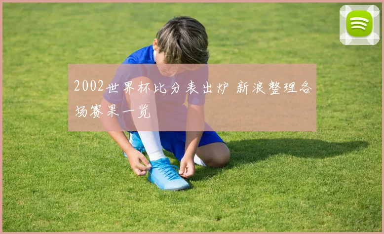 2002世界杯比分表出炉 新浪整理各场赛果一览
